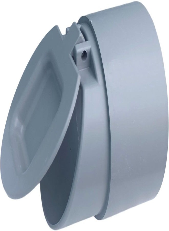 ES EKSAFAR ESEKSAFAR 1pc 4"inch PVC Drain Pipe cap/PVC Backflow Mosquito Tank Pvc Pipe Flap Gate Valve non Return Valve - Image 1